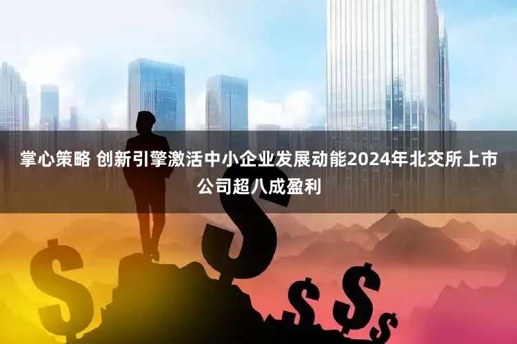 掌心策略 创新引擎激活中小企业发展动能2024年北交所上市公司超八成盈利