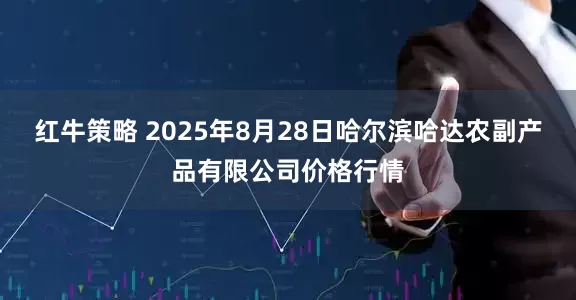 红牛策略 2025年8月28日哈尔滨哈达农副产品有限公司价格行情
