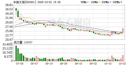 海证资本 中岩大地：第三届监事会第二十六次会议决议公告